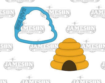 Bee Hive Cookie Cutter - Bee Nest - Beehive