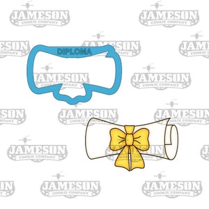 Graduation Cap, Diploma, and Gown Cookie Cutter Set - Grad ...