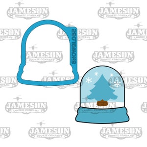 Snowglobe Cookie Cutter #2 for Christmas, Winter, Snow Globe