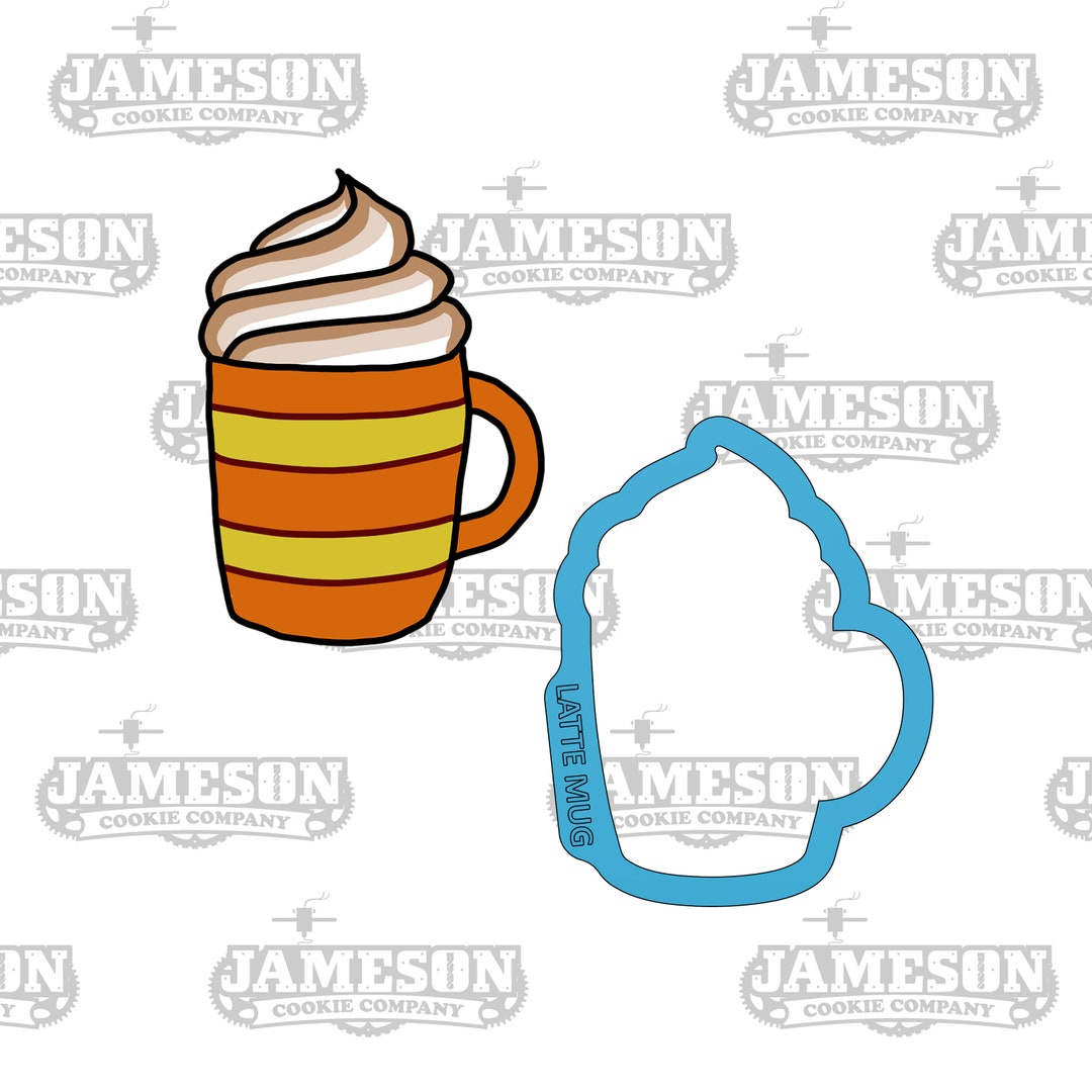 Fall Latte Cookie Cutter - Pumpkin Spice - Latte Mug - Coffee Cup - Etsy