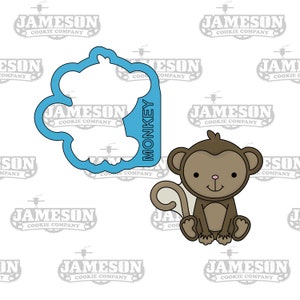 Monkey Cookie Cutter - Safari Animals