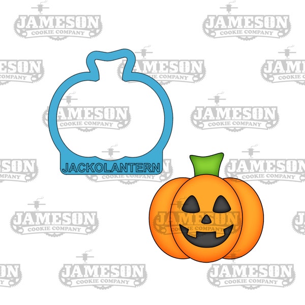 Jack-O-Lantern Cookie Cutter - Halloween Pumpkin, Jackolantern, Fall Pumpkin