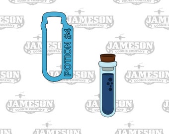 Potion Bottle #4 Cookie Cutter - Halloween, Chemistry