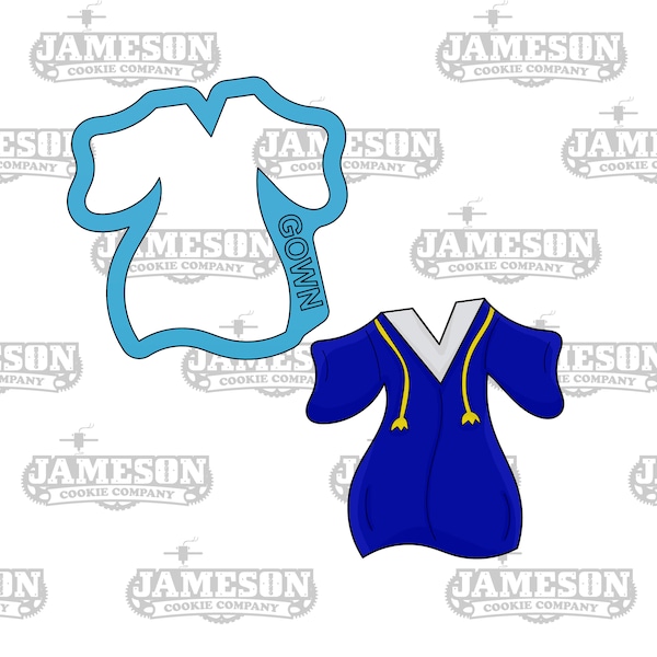 Graduation Gown Cookie Cutter - Senior Graduation - 2020