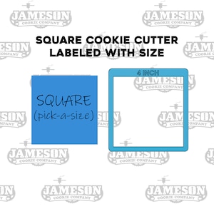 Square Shaped Cookie Cutter