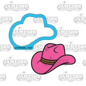 Cowgirl Hat #1 Cookie Cutter - Cowboy, Western Theme