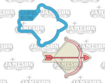 Cupid's Bow and Arrow Cookie Cutter - Valentine's Day Theme