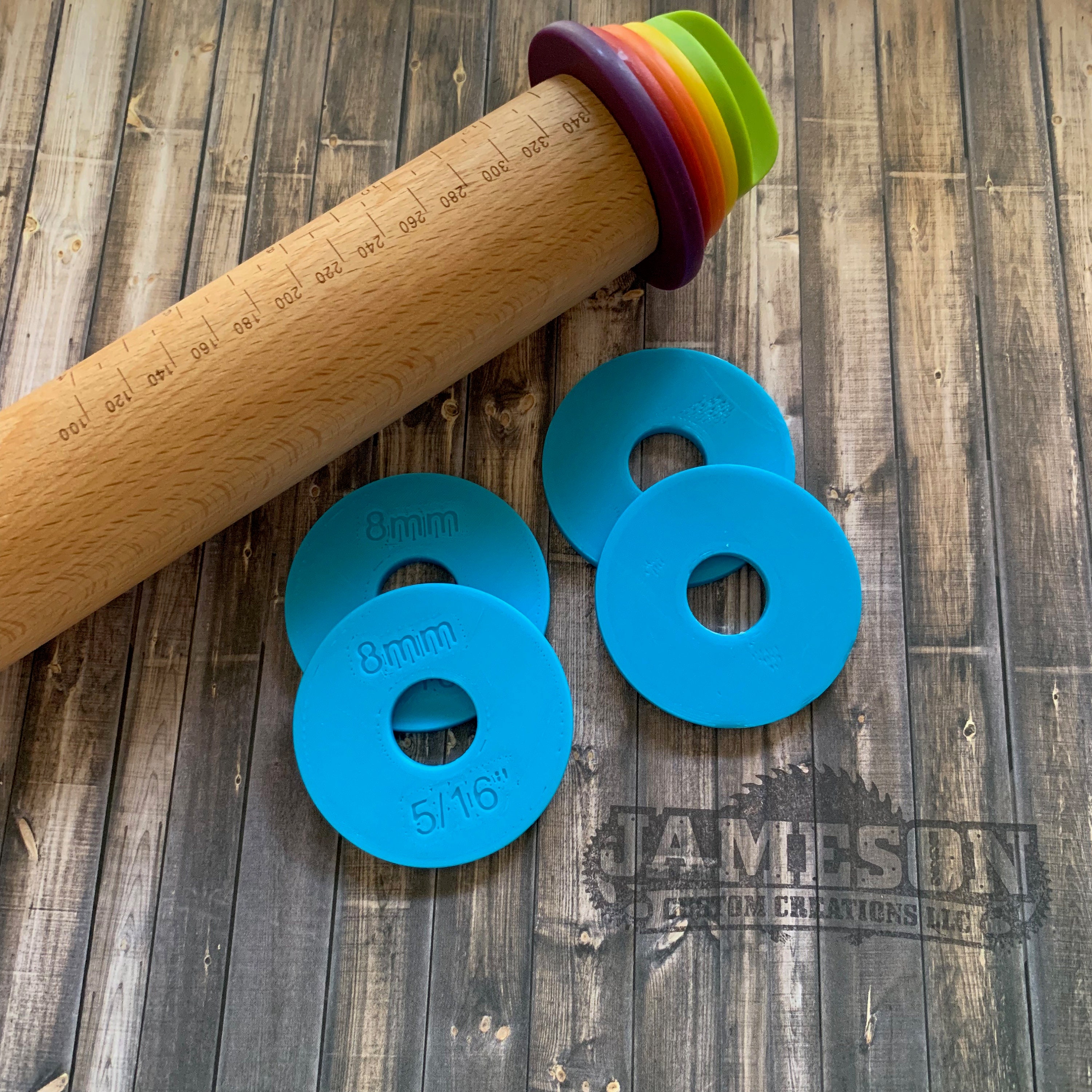 2 Sets of Rolling Pin Guides 4 Total Joseph Rolling Pin Etsy