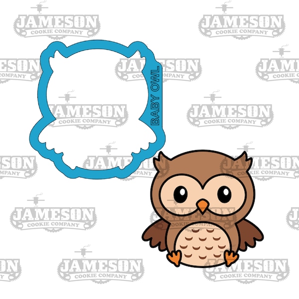 The Fussy Pup Owl Cookie Cutter Set - 4 Sizes, Handmade Solid Copper (Made In USA) - View #9