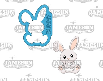 Sitting Bunny Cookie Cutter - Woodland Cookie Cutter