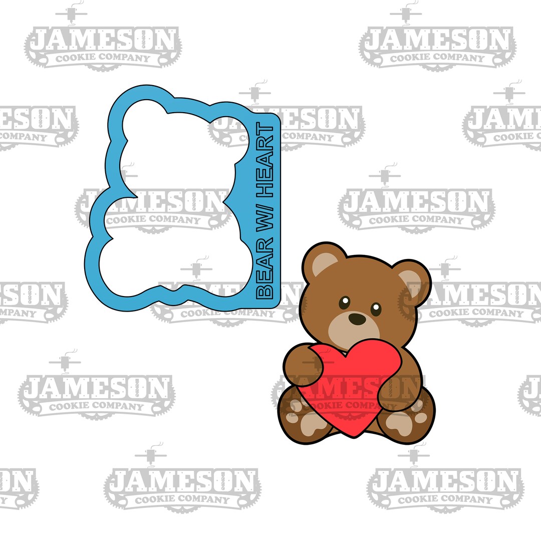 Teddy Bear Cookie Cutter (4 inches)- Fast Shipping - Sharp Edges -  Exceptional Quality