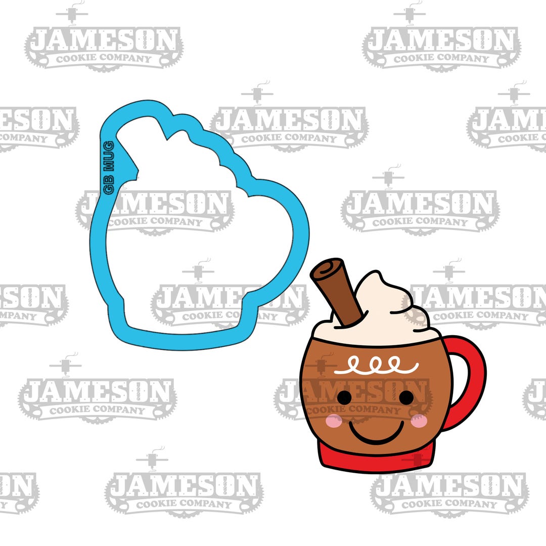 Cwc Cookie Cutter Mug Gingerbread Cocoa Mug Cookie Cutter - Winter, Christmas Theme - Etsy