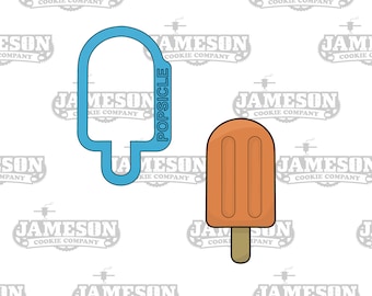 Popsicle Cookie Cutter - Ice Cream-  Summer Theme