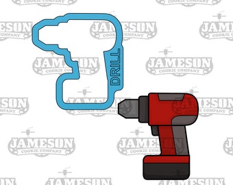 Power Tool, Drill Cookie Cutter - Tool or Toolbox Theme - Father Day Theme