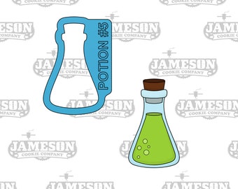 Potion Bottle #5 Cookie Cutter - Halloween, Chemistry
