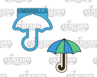Umbrella Cookie Cutter - Spring Showers