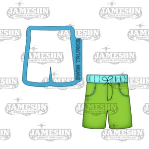 Swim Trunks Cookie Cutter, Bathing Suit - Swimsuit, Summer Theme, Swim Theme
