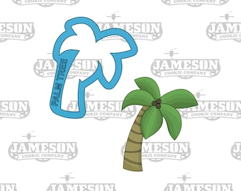 Cortador de galletas de palmera - Tema de playa - Tema de verano