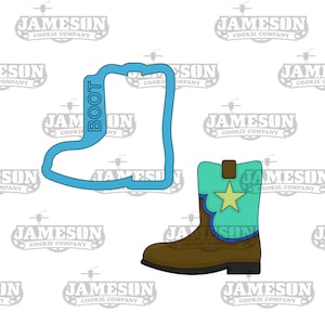 Cowboy Boot Cookie Cutter