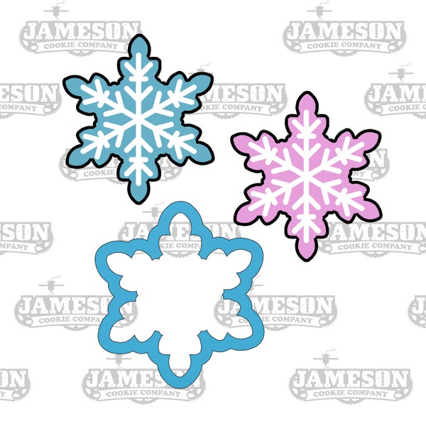 Christmas Winter Snowflake Cookie Cutter - Snow Cookie Cutter