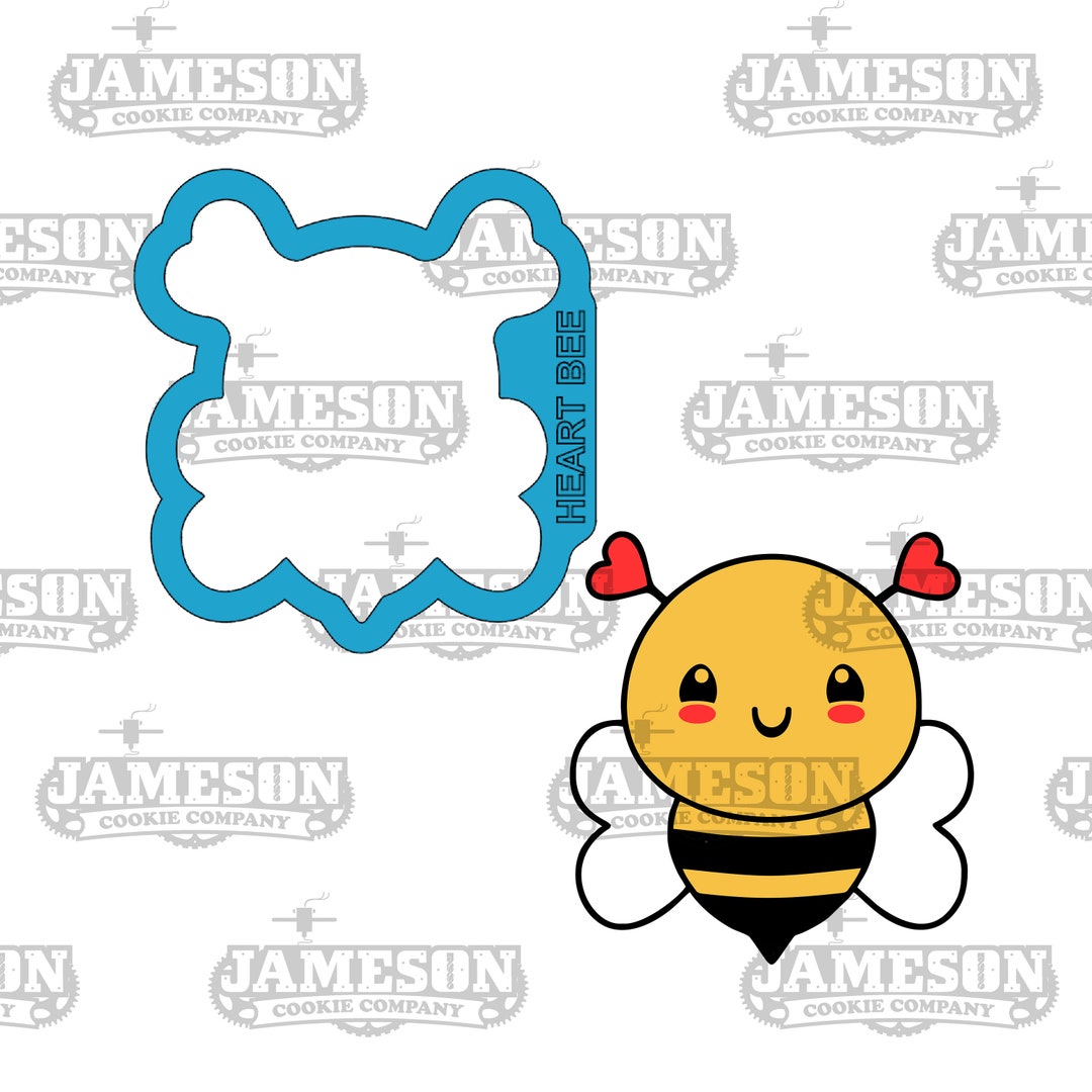 Love Bug, Heart Bee Cookie Cutter - Valentine's Day Theme - Etsy