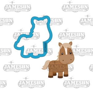 Horse Cookie Cutter, Farm Animal Theme