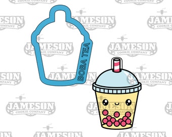 Boba Tea Cookie Cutter, Bubble Tea, Slush Drink, Soda Drink Cup