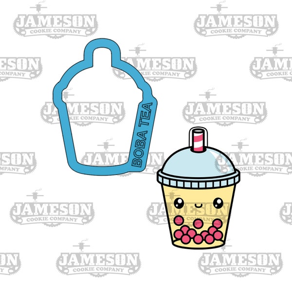 Boba Tea Cookie Cutter, Bubble Tea, Slush Drink, Soda Drink Cup