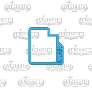 Utah State Shape Cookie Cutter