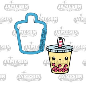 Drink Cup Cookie Cutter, Bubble Tea, Slush Drink, Soda Drink, Boba Tea
