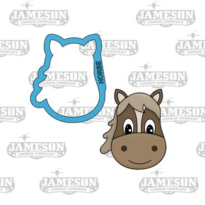 Horse Head Farm Animal Cookie Cutter