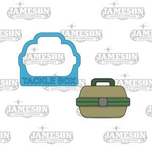 Tackle Box Cookie Cutter - Fishing Theme