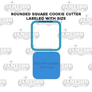 Rounded Square Shaped Cookie Cutter