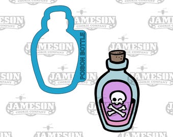 Emporte-pièce pour bouteille de potion d'Halloween - Joli thème effrayant d'Halloween