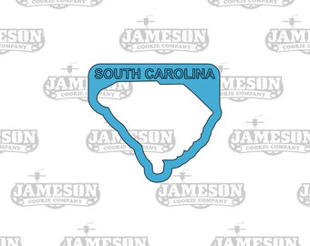South Carolina State Shape Cookie Cutter