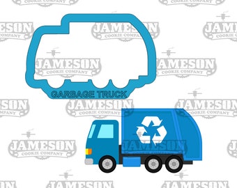 Tagliabiscotti per camion della spazzatura - Riciclaggio, Giornata della Terra, Spazzatura