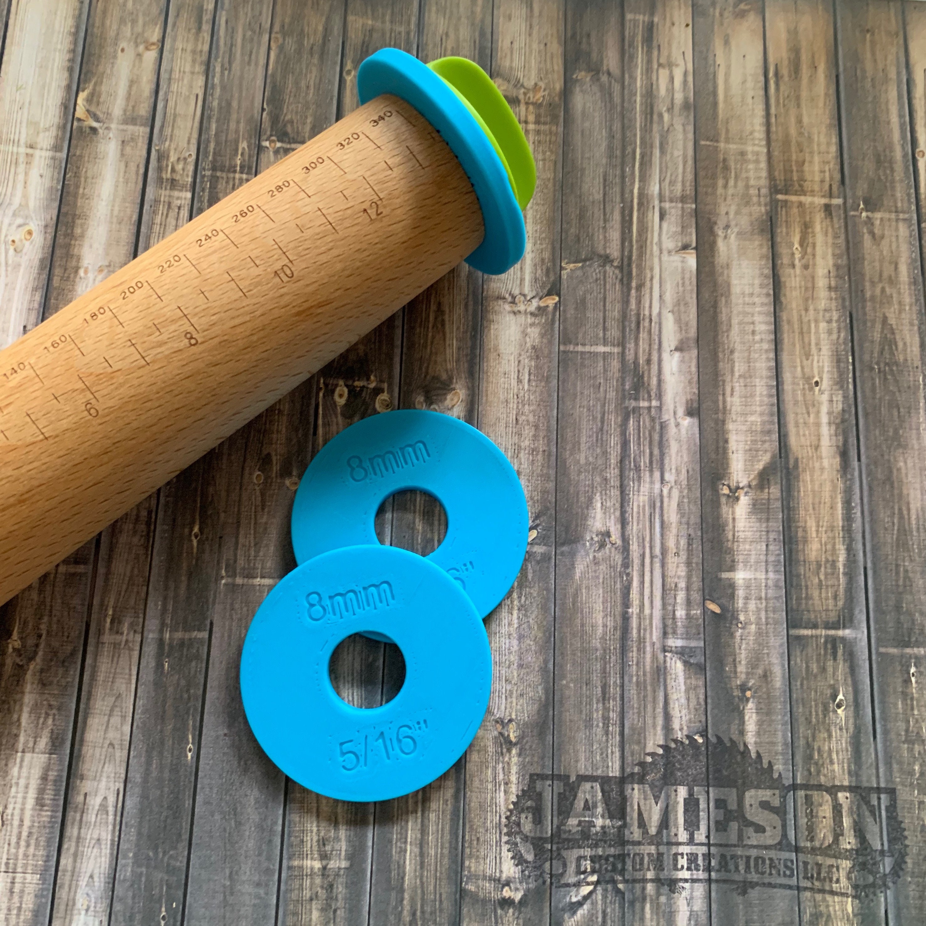 8mm Rolling Pin Guide Set Compatible With Joseph Rolling Etsy