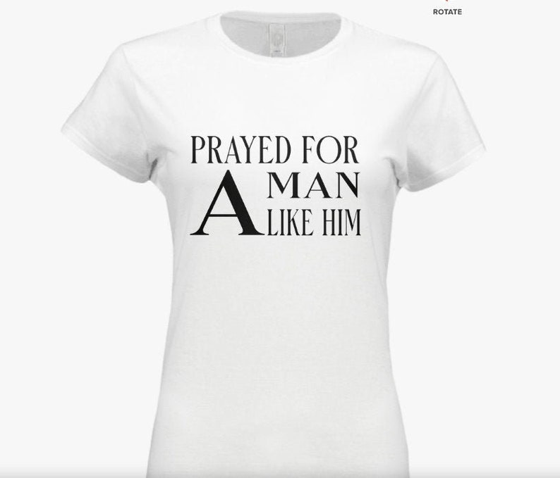 Christian Couple Matching Couple Shirts Prayed For A Man Etsy