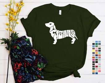 Dachshund T-shirt | Dachshund | Gift for Dachshund Lover | Dachshund Mom Shirt | Wiener Dog Shirt | Gift For Dog Mom | Dog Lover Shirt