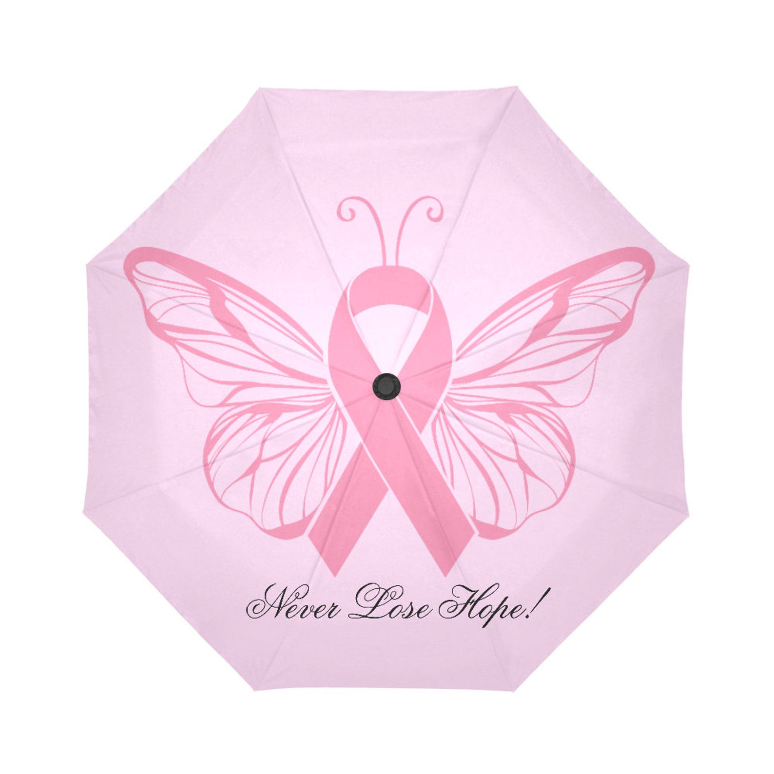 Never Lose Hope Pink Ribbon Butterfly Breast Cancer - Etsy