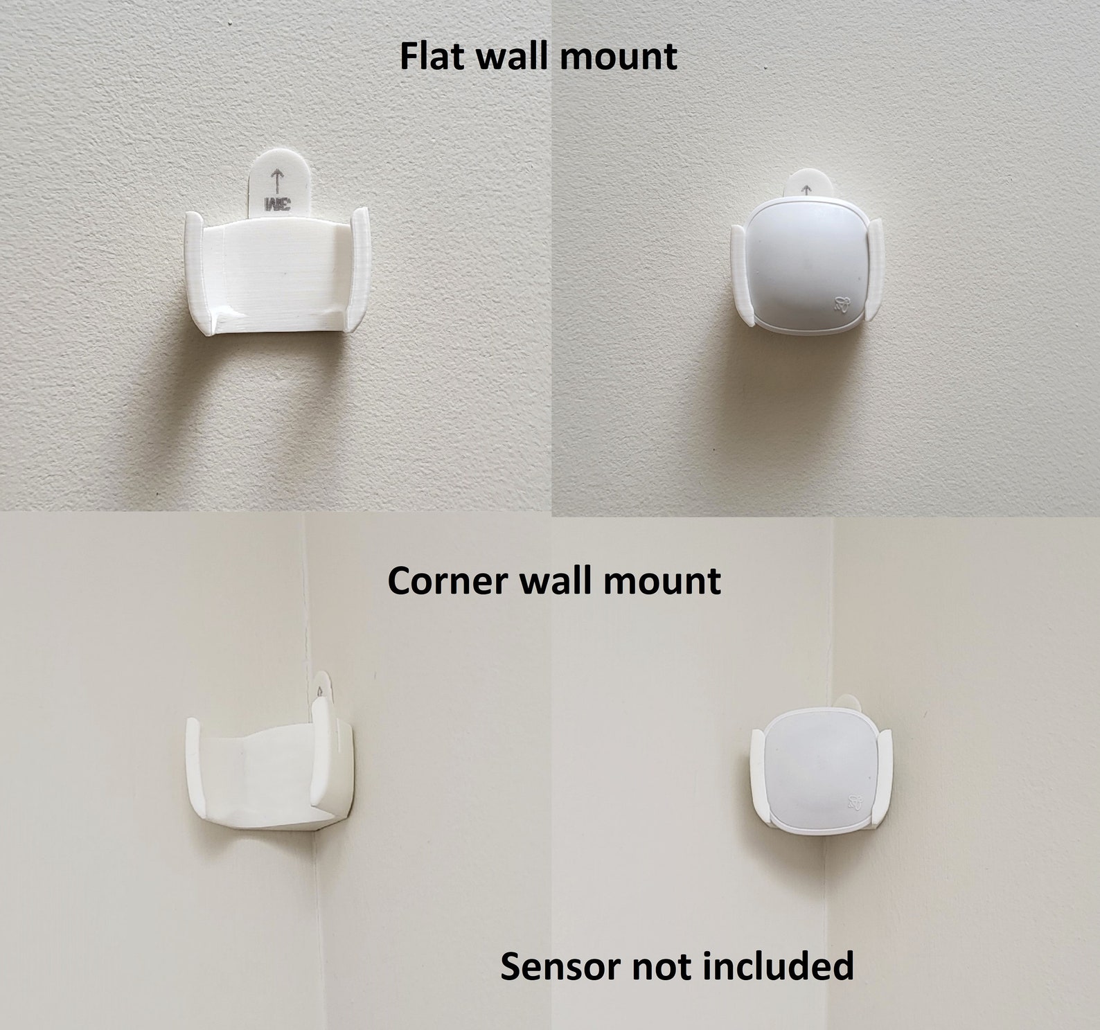 Ecobee Smart Sensor 3D Printed Wall Mount no Drill No Damage Etsy