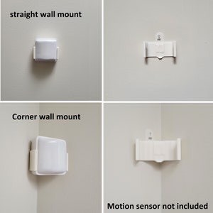 Wall mount for Roku / Wyze  Motion Sensors (no drill, no damage)