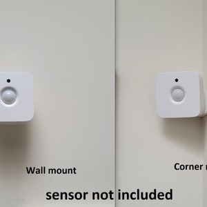 No drill wall mount for Philips Hue 570977 Motion sensor (Indoor only, no damage to drywall/paint)