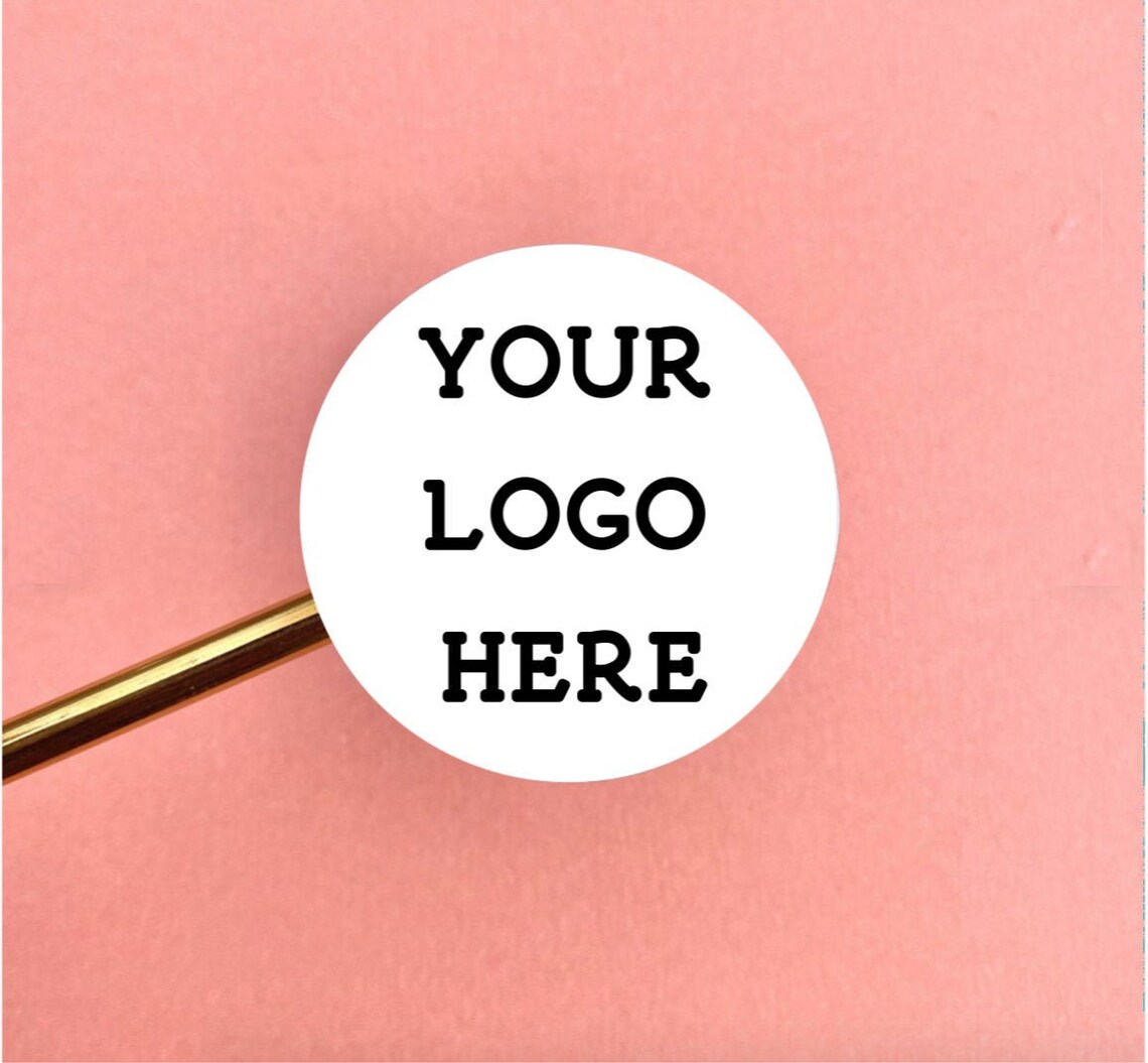 Custom Logo Stickers Custom Business Stickers Logo Stickers Etsy