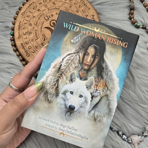 Wild Woman Rising by Angi Sullins, 44 card oracle deck with companion guidebook and box - USED