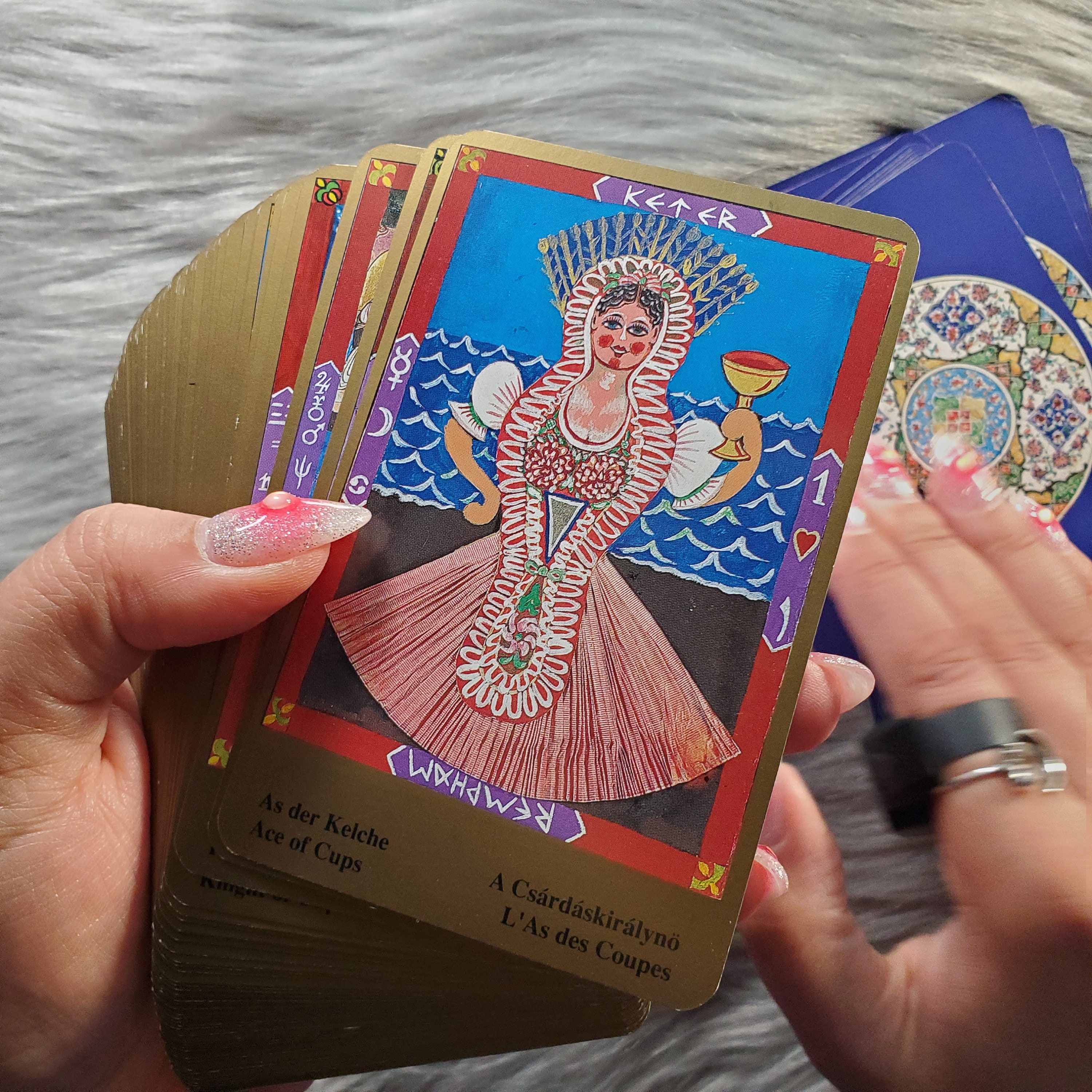 洋書 KAZANLAR TAROT Kazanlar Tarot by Dr. Emil Kazanlar, 79 Card Tarot Deck With