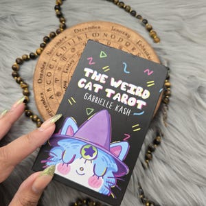 The Weird Cat Tarot von Gabrielle Kash, 78 Karte Tarot Deck Mit Box, Ohne Anleitung - BENUTZT