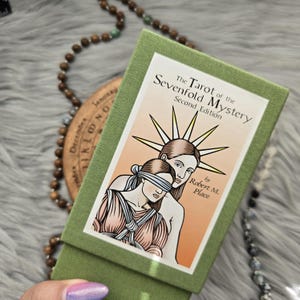 The Tarot of the Sevenfold Mystery Second Edition by Robert M. Place, 78 card tarot deck with companion guidebook and box - USED