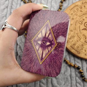 The Light Visions Tarot A Set of Cards To Ease Your Mind by James R. Eads, 78 Card Tarot Deck With Guide Sheet And Tin - USED