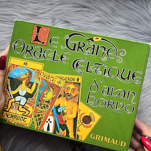 Le Grand Oracle Celtique di Grimaud, mazzo di 72 carte con guida di accompagnamento e scatola originale - USATO